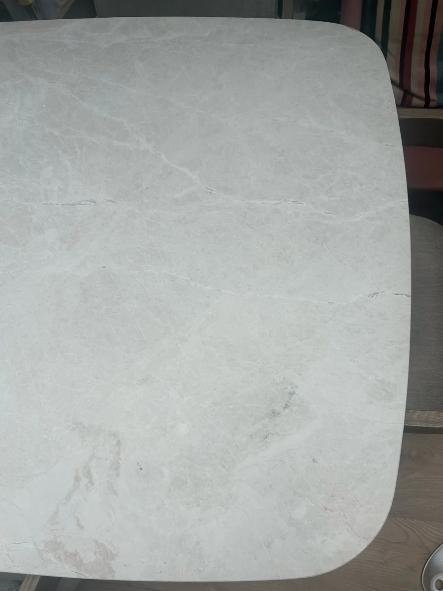 Stone top dining table - Image 4