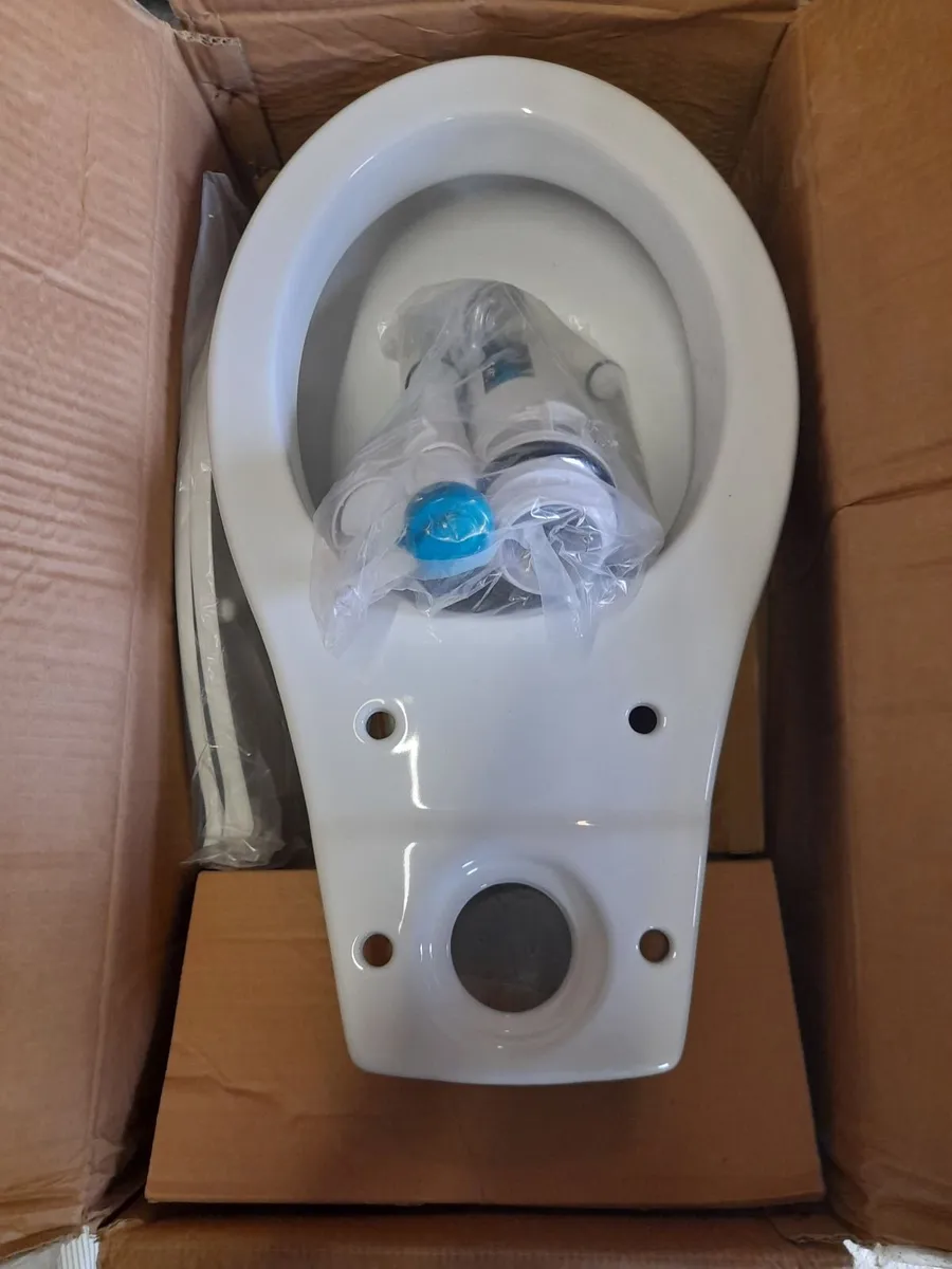 Bathroom sink and toilet - Image 3