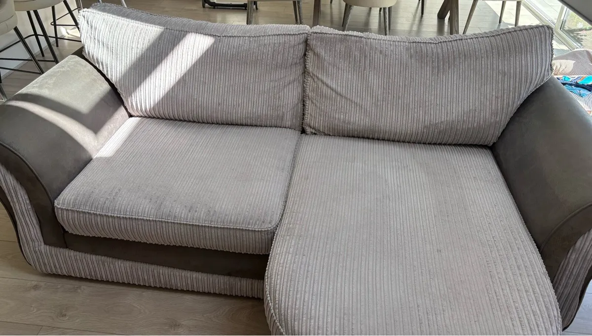 3 Seater Sofa Couch with Chaise - Image 4