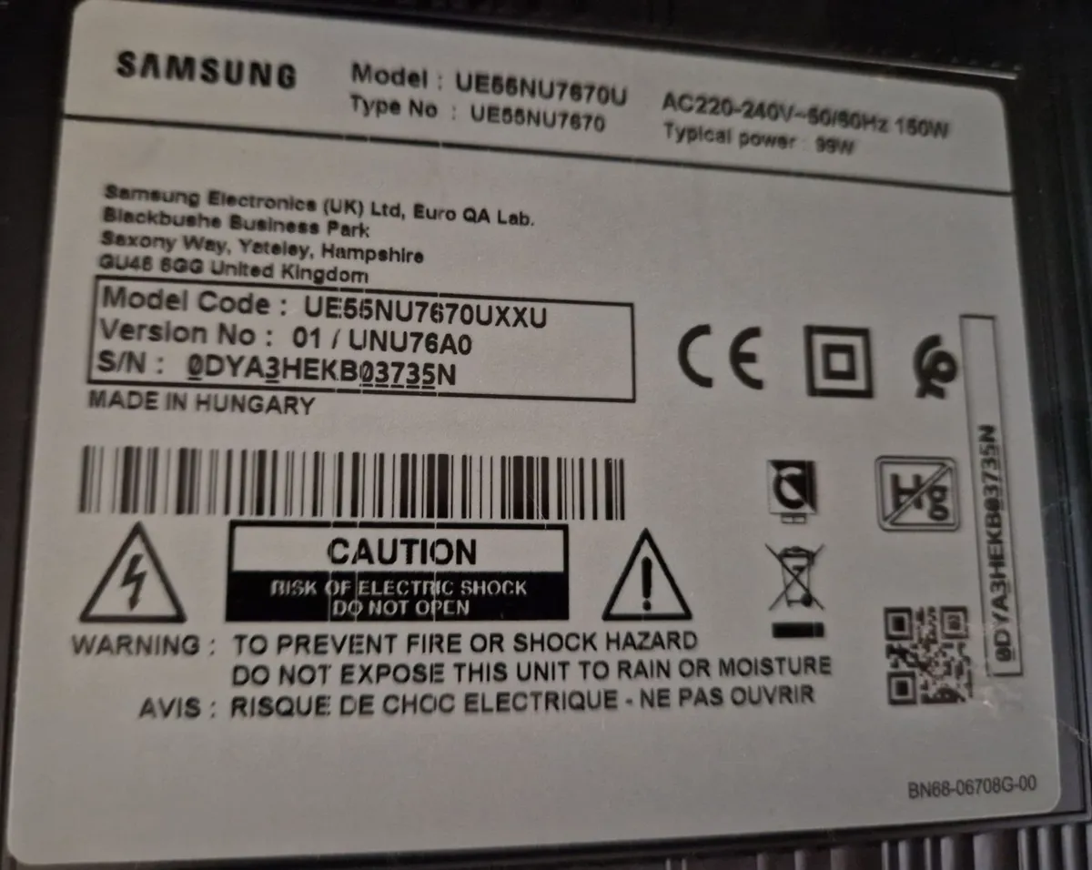 Samsung 55" 4K Smart TV  curved - Image 4