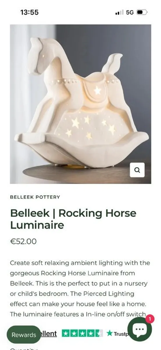 Beleek Rocking Horse Nightlight - Image 3