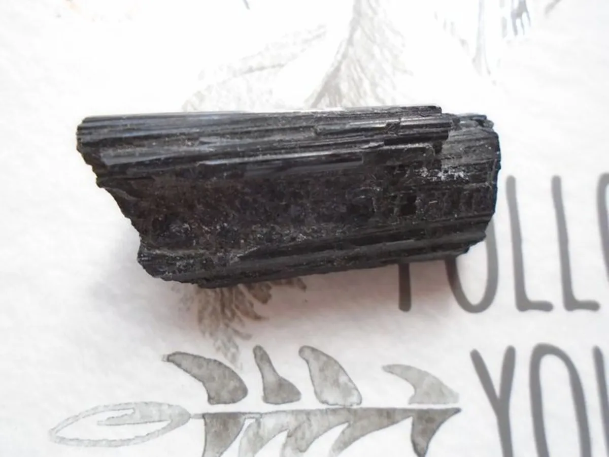 Raw Black Tourmaline, Crystals, Gemstones - Image 2