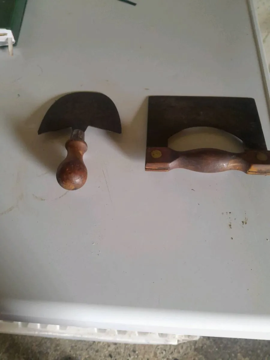 Two vintage tobacco  slicers - Image 1