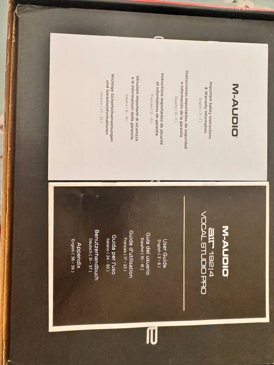 M-Audio AIR 192|4 Vocal Studio Pro – Brand New, Ne - Image 3