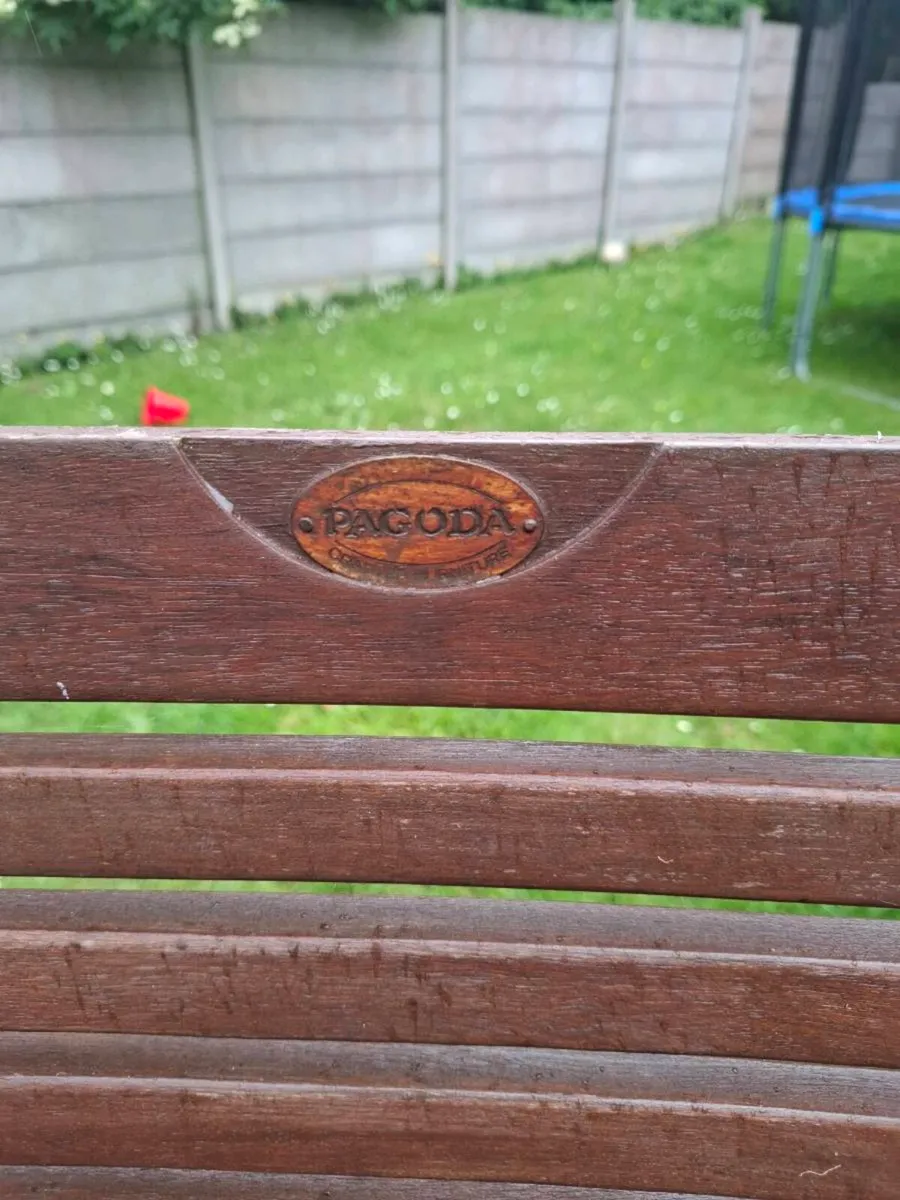 Garden furniture hardwood chairs - Image 3