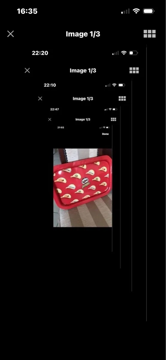 Rare Pringles Metal Tray - Image 1
