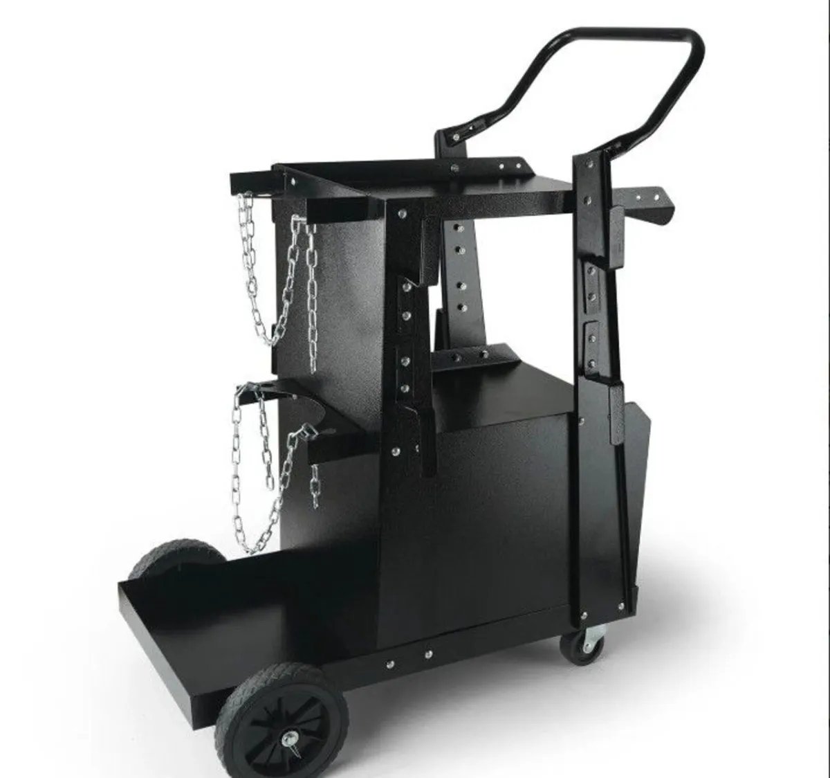 Heavy Duty Welding Cart with Lockable Cabinet and - Image 3