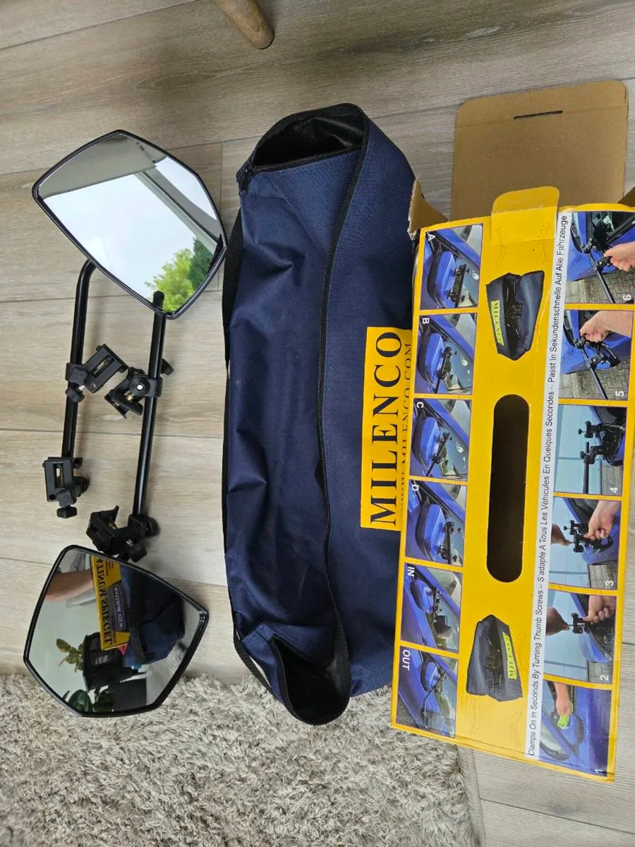 Milenco Caravan Towing Mirrors - Image 1