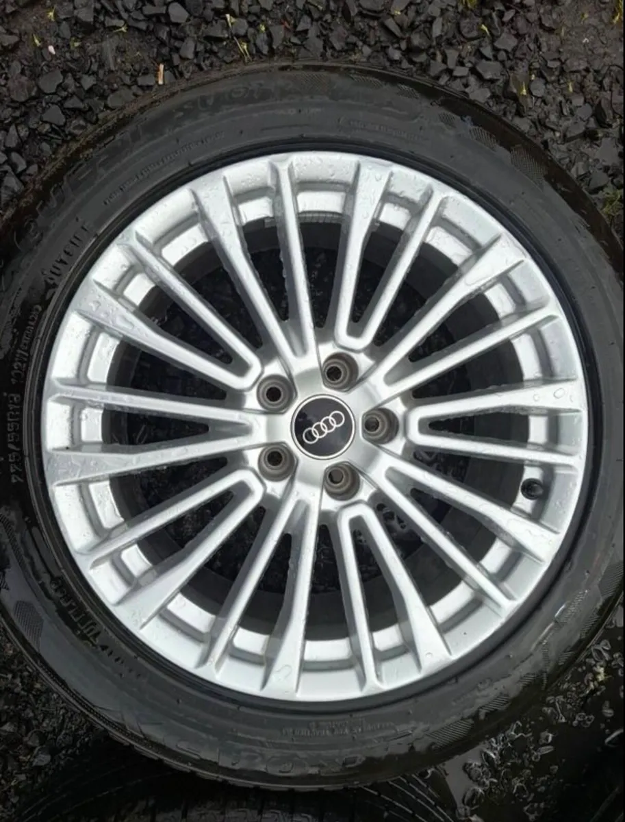 Genuine 18” Audi Alloys with tyres - Image 2