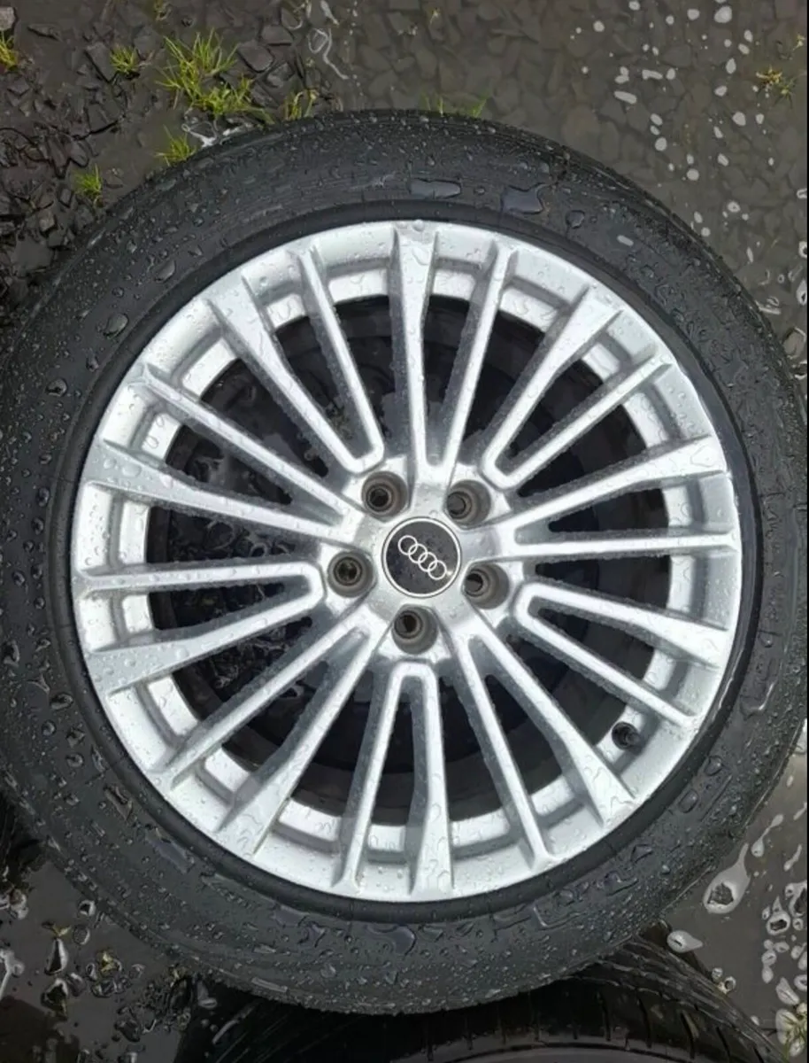 Genuine 18” Audi Alloys with tyres - Image 3