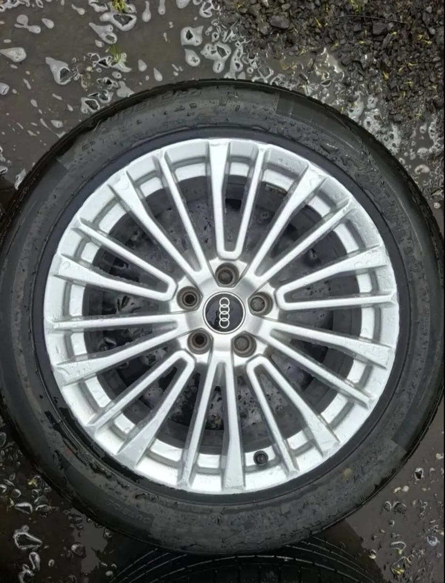 Genuine 18” Audi Alloys with tyres - Image 4