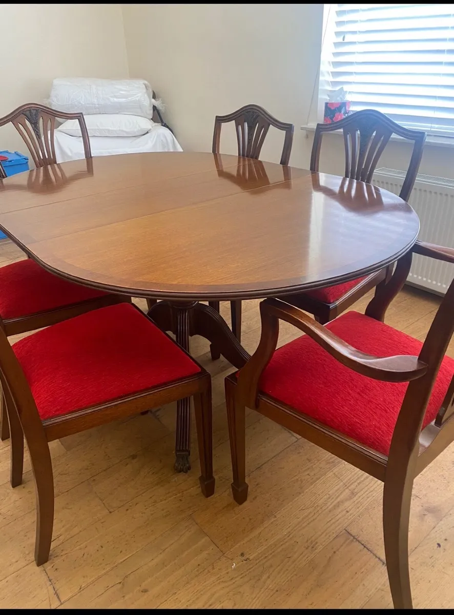 Complete dining room and living room mahogany set - Image 3