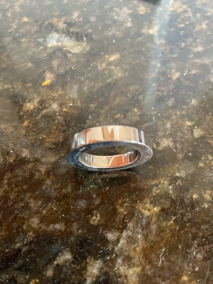 Edblad stainless steel designer ring 17.5 - Image 1