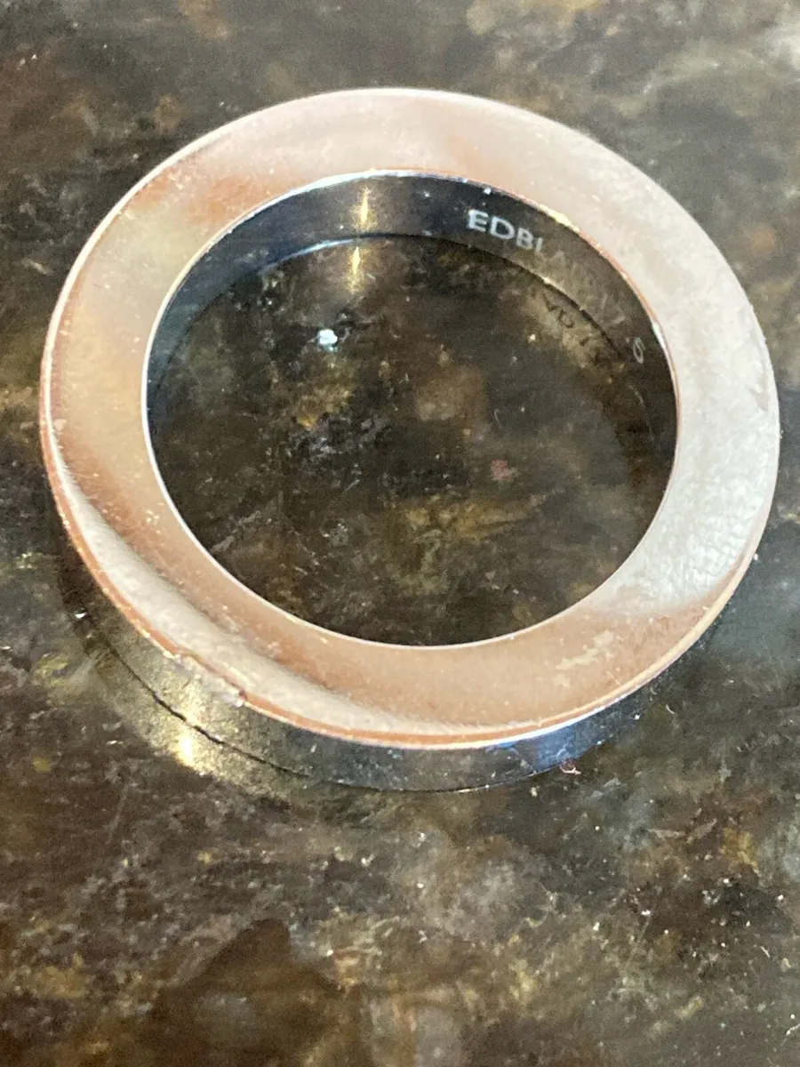 Edblad stainless steel designer ring 17.5 - Image 4