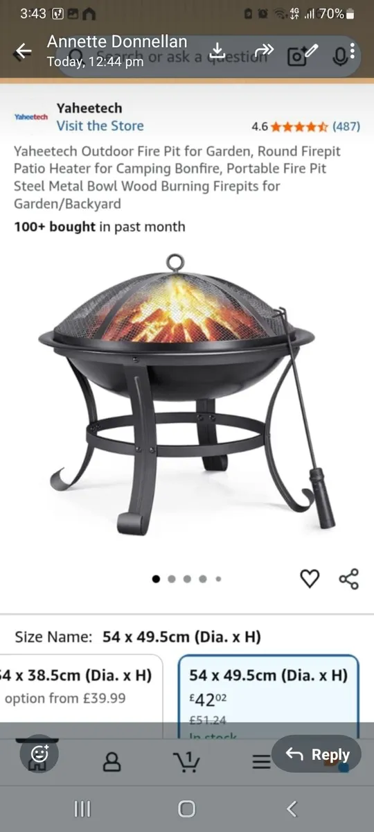 Woodburning fire pit - Image 4