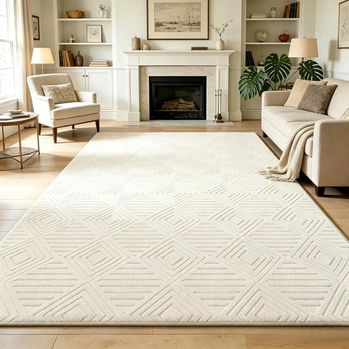 Capslapd Washable Rugs Living Room 200x300cm - Image 1