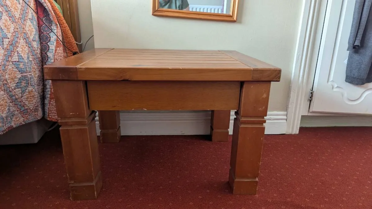 Solid Wood Coffee Table / Side Table - Image 2