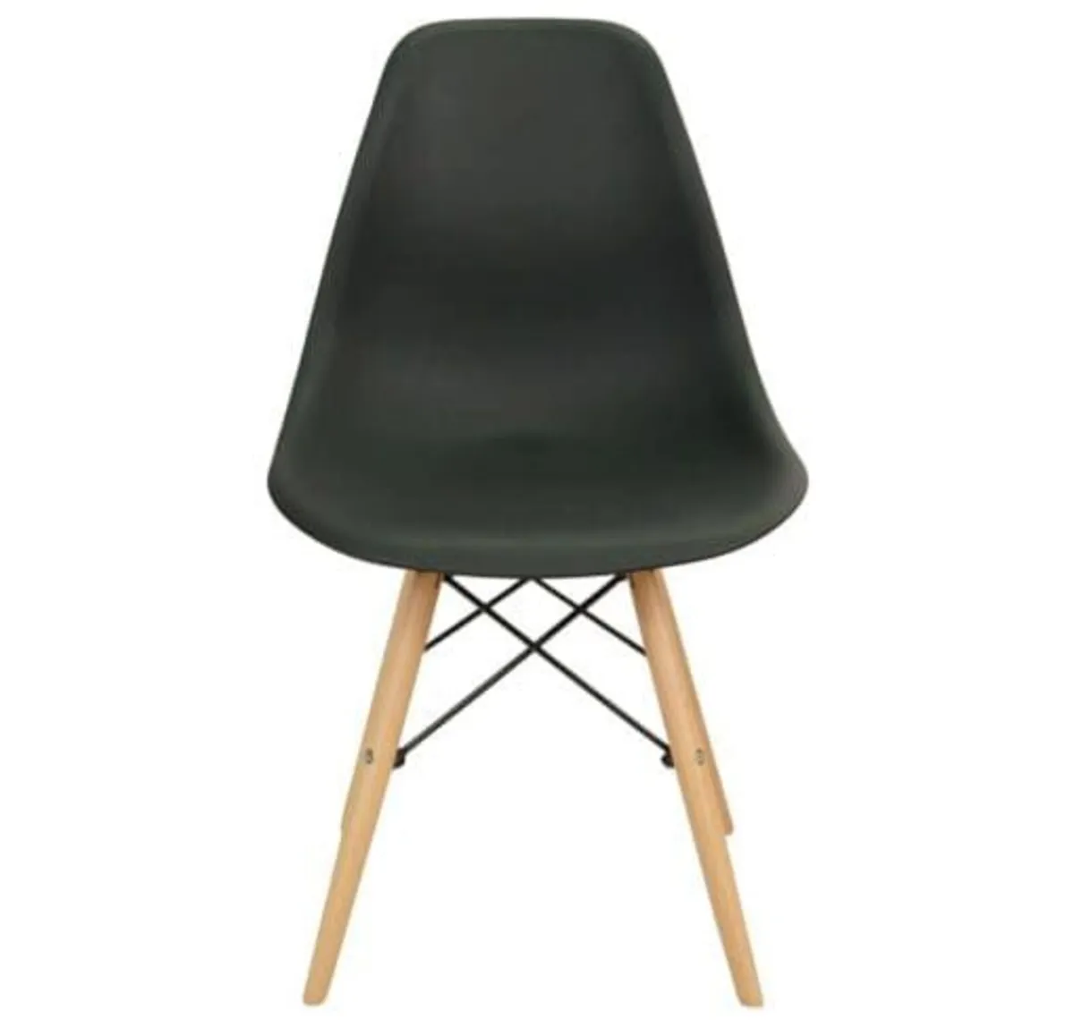 Ebon Flow Shell Chair Natural Beech Legs - Image 3