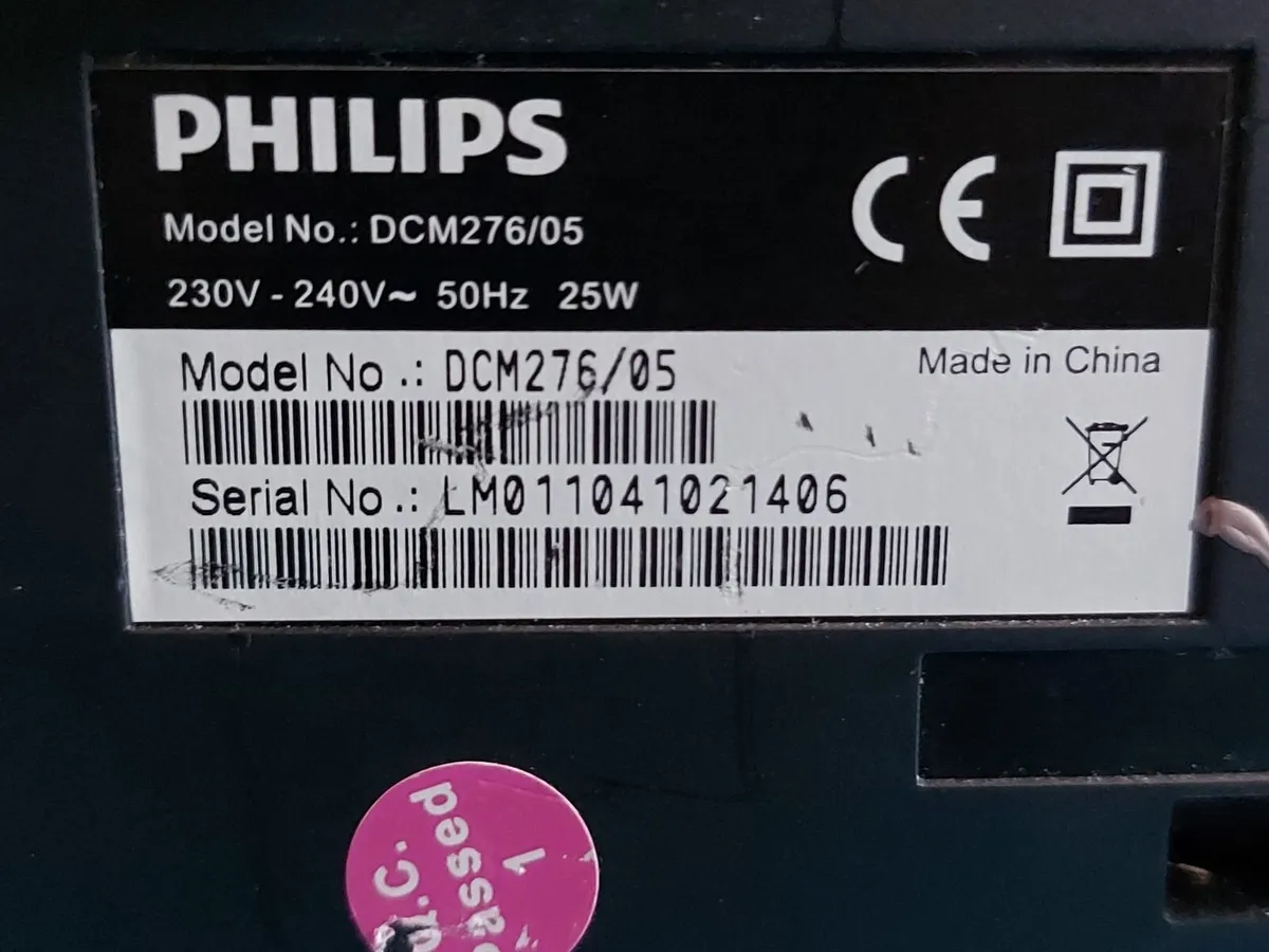 Philips Micro Stereo System, DCM276-05 - Image 4