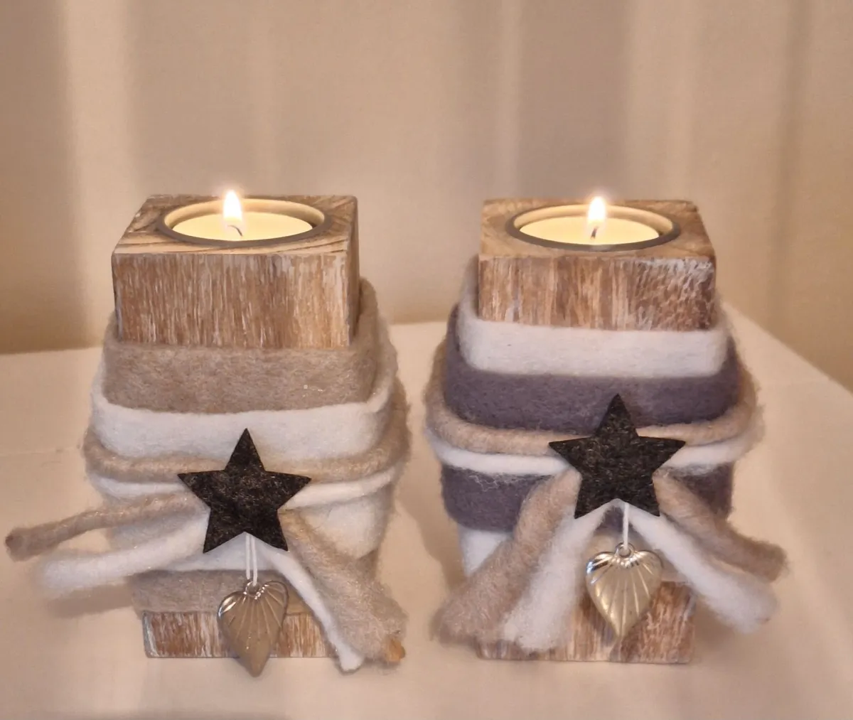 Rustic Style Decorative Candle Holders - Image 3
