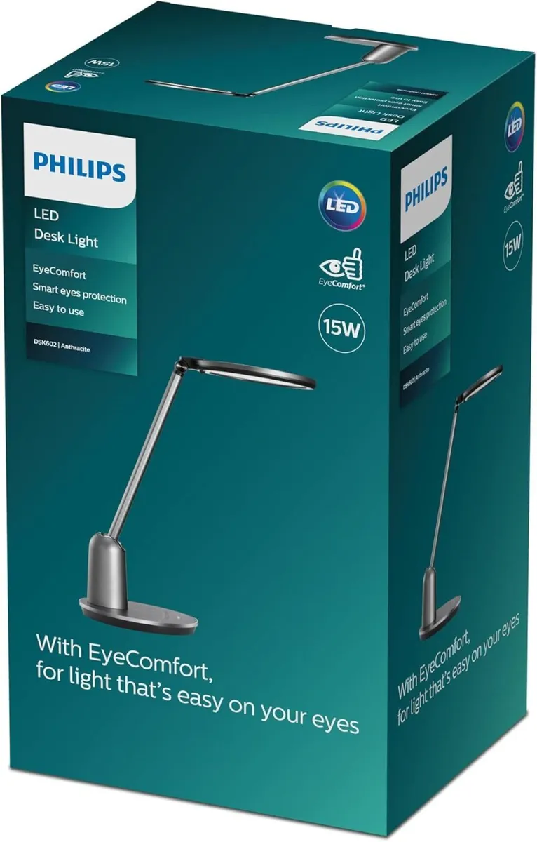 LED Einstein Desk Lamp 15W Light Warm to Cool - Image 3