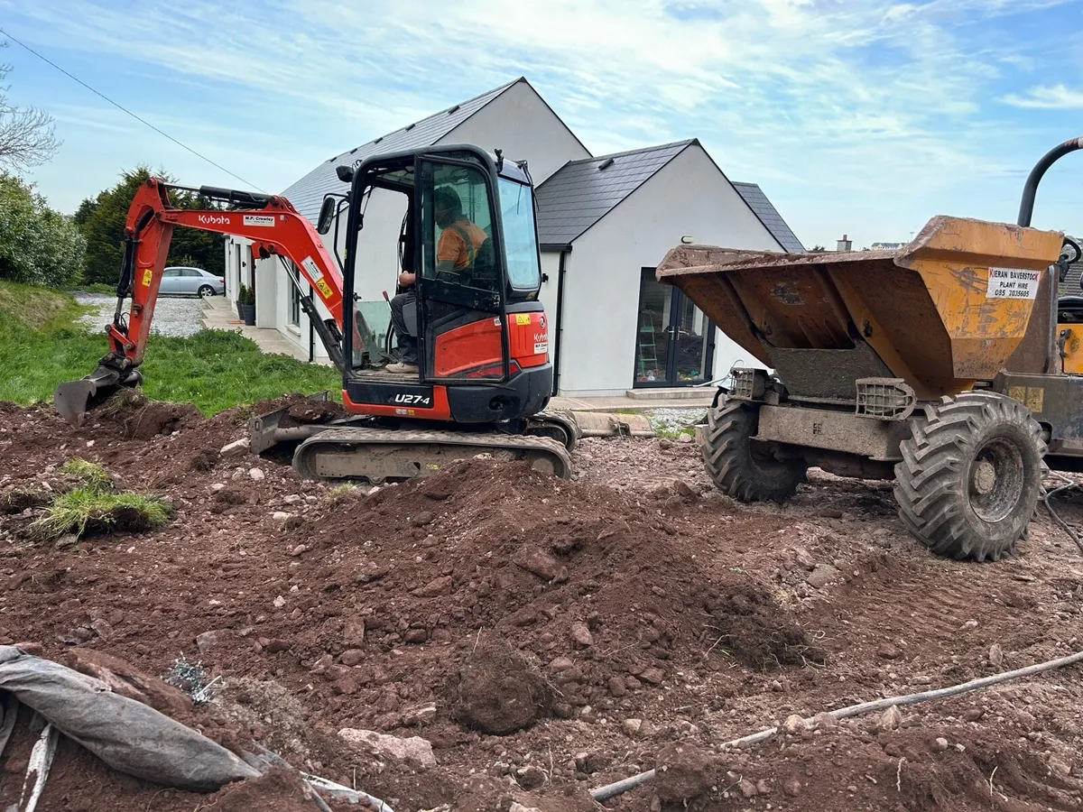MINI DIGGER HIRE CORK CITY GROUNDWORK SERVICES - Image 4