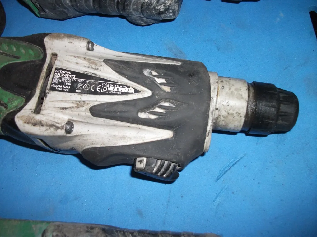 3 x Hikoki Hitachi SDS rotary hammer  drills - Image 2