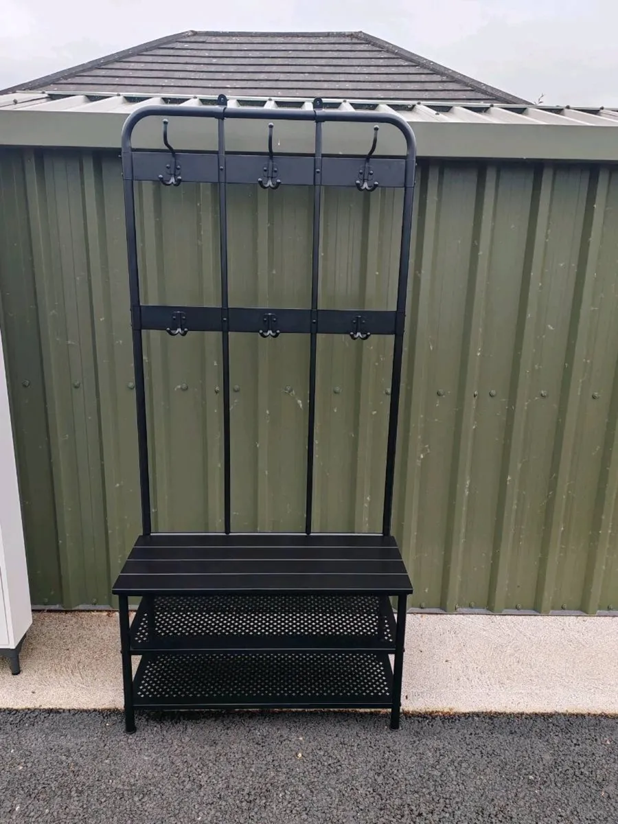 Coat rack and shoe stand unit - Image 2