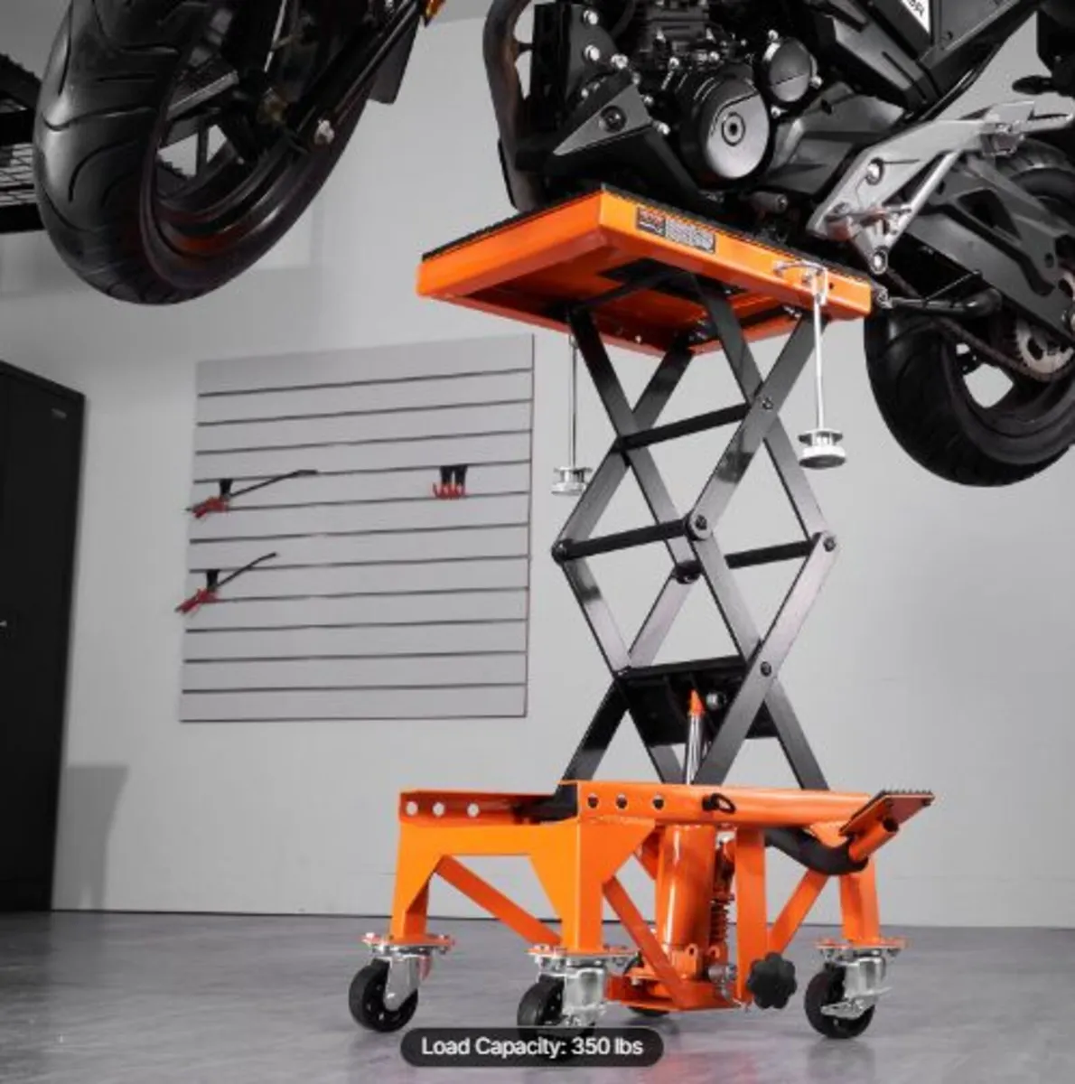 Hydraulic Motorcycle Lift Table 158.8kg Dirt Bike - Image 3