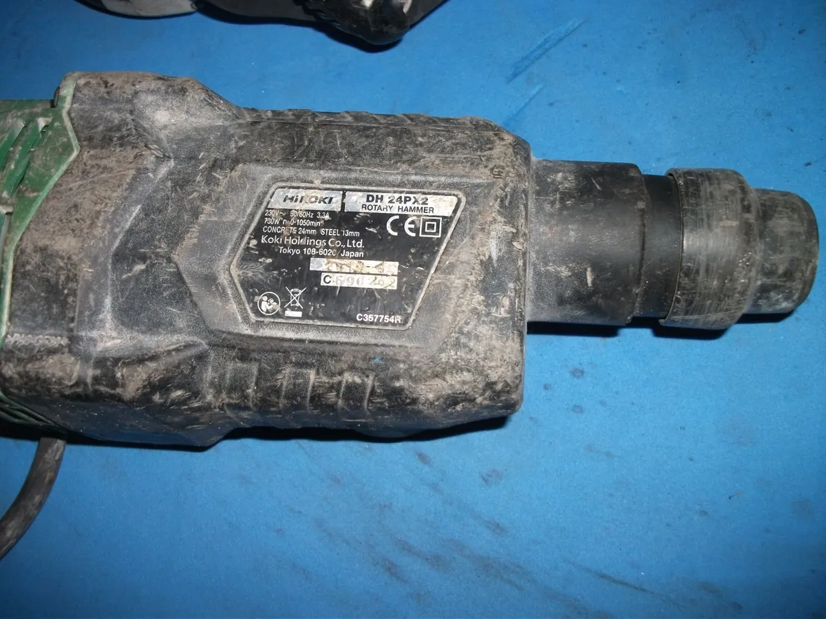 3 x Hikoki Hitachi SDS rotary hammer  drills - Image 3
