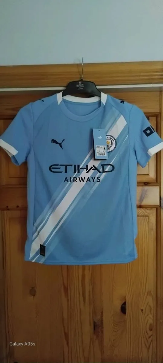 Kids Manchester City Home Jersey - Image 3