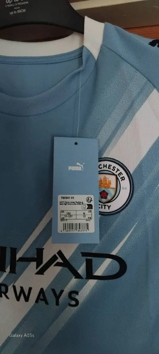 Kids Manchester City Home Jersey - Image 4