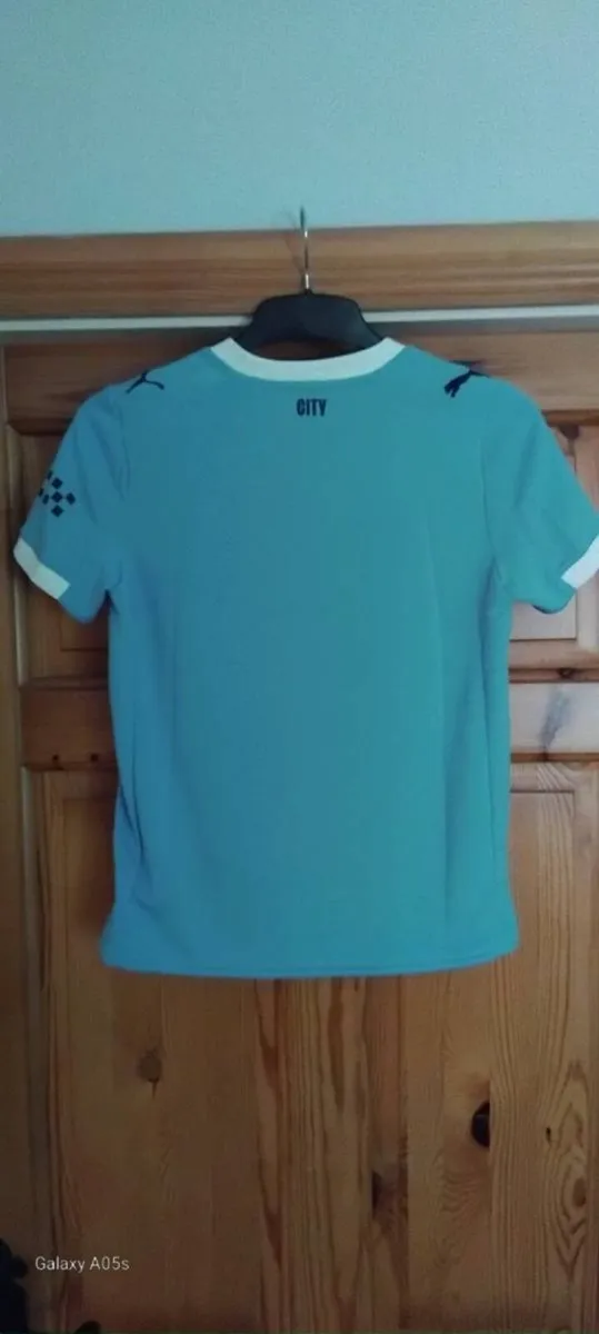Kids Manchester City Home Jersey - Image 2