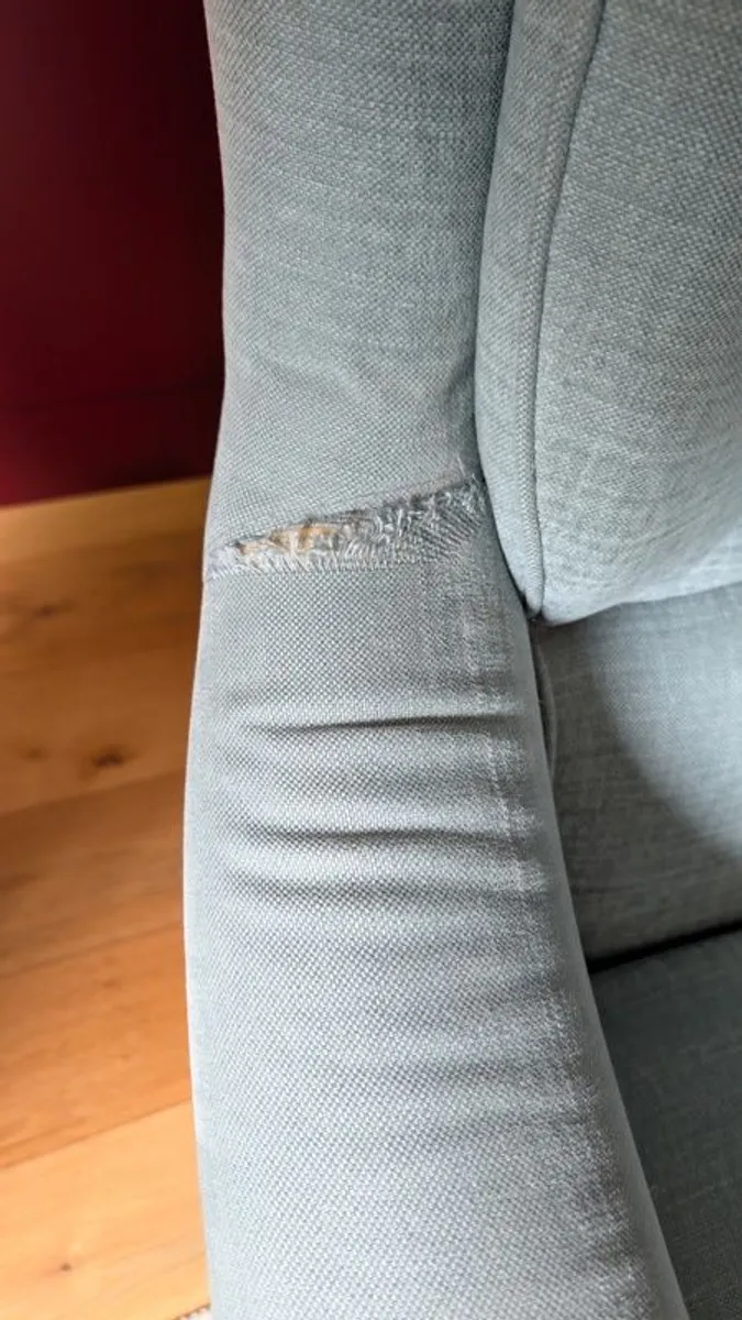 armchair (pale blue) - Image 2