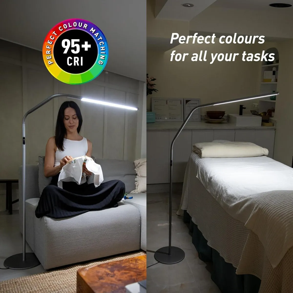 Slimline 4 LED Floor Lamp - 6 000K 3 200 Lux - Image 4