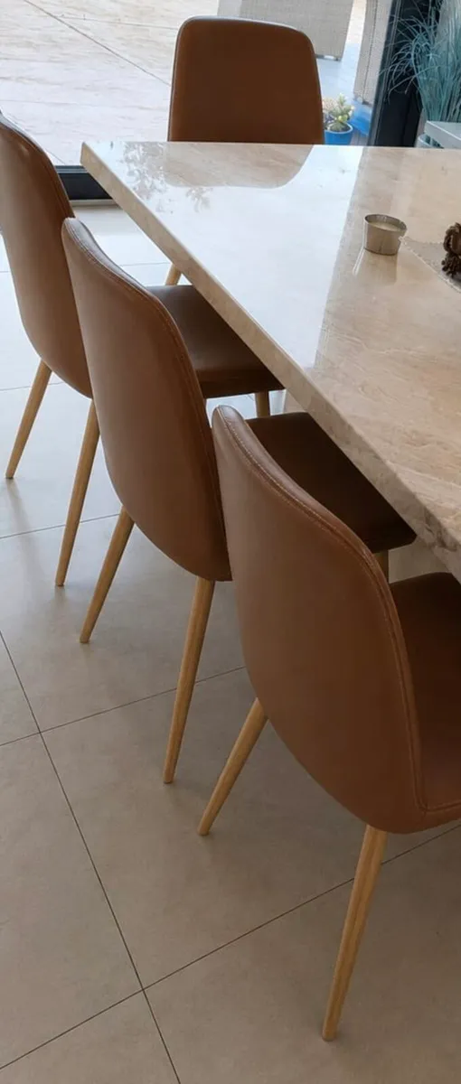 8 Dining chairs unused - Image 2