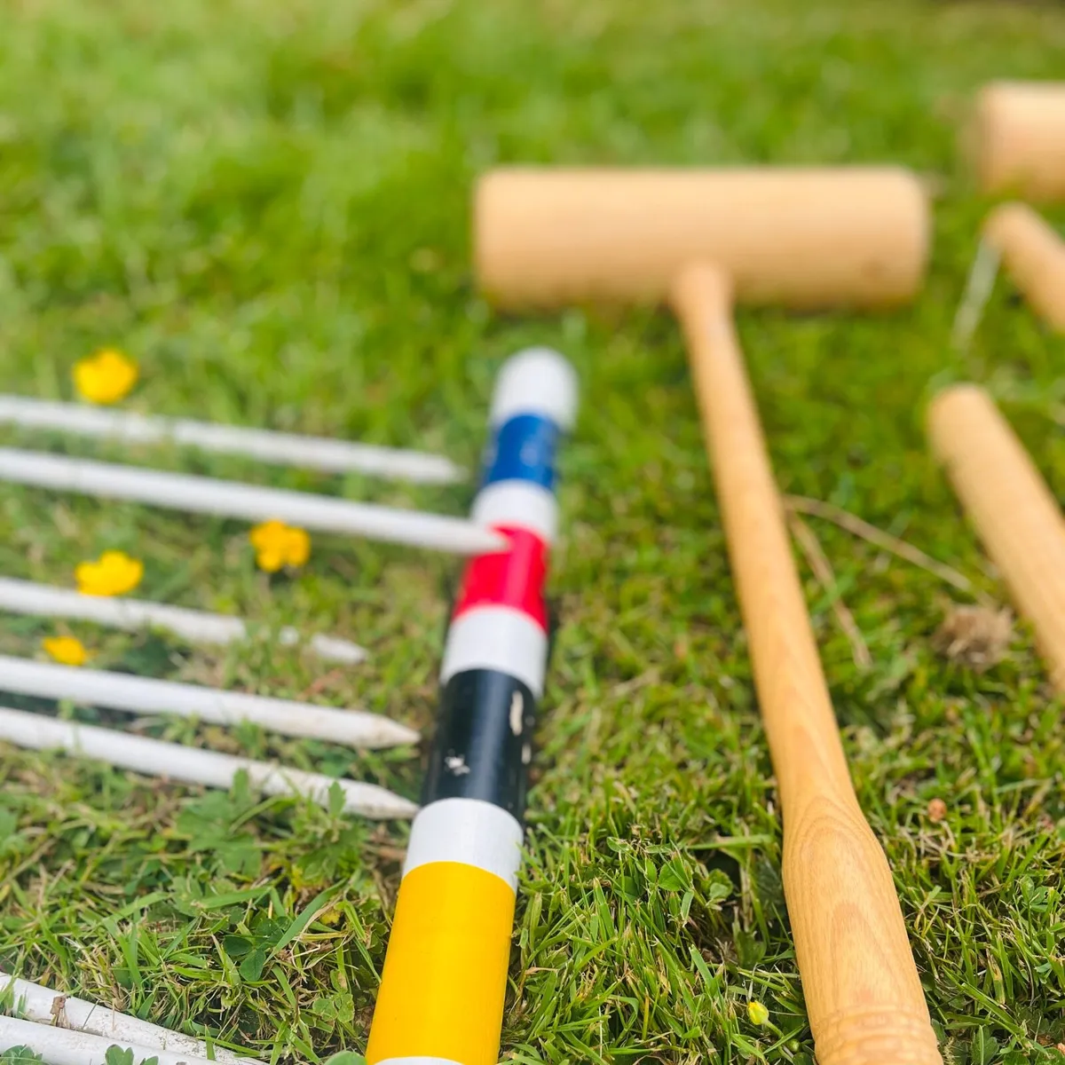 Vintage Jaques of London Hardwood Croquet Set - Image 3