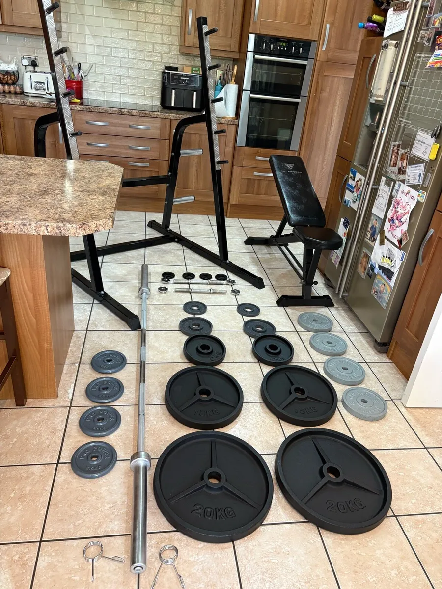 OLYMPIC WEIGHTLIFTING STURDY GYM SET UP!!! - Image 1