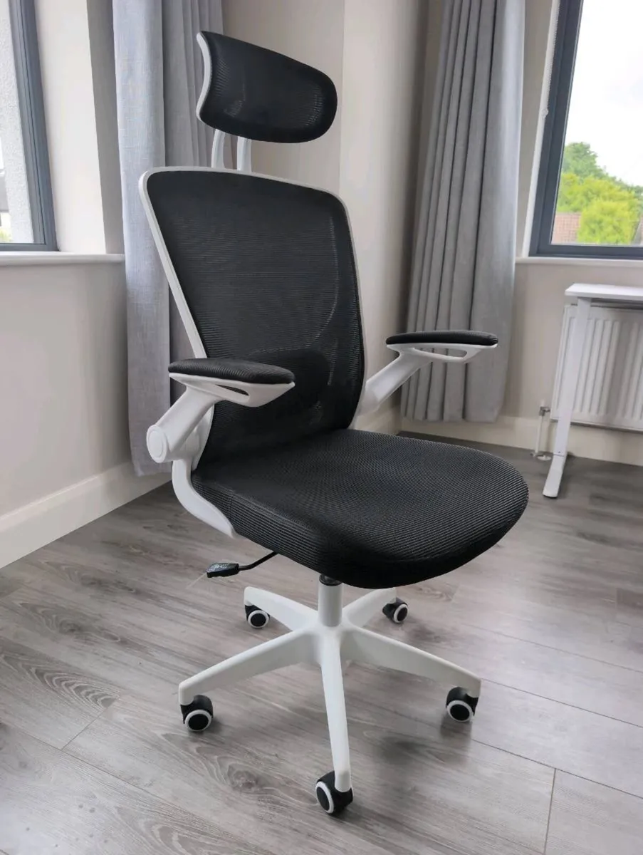 Ergonomic Office Chair White - Image 1