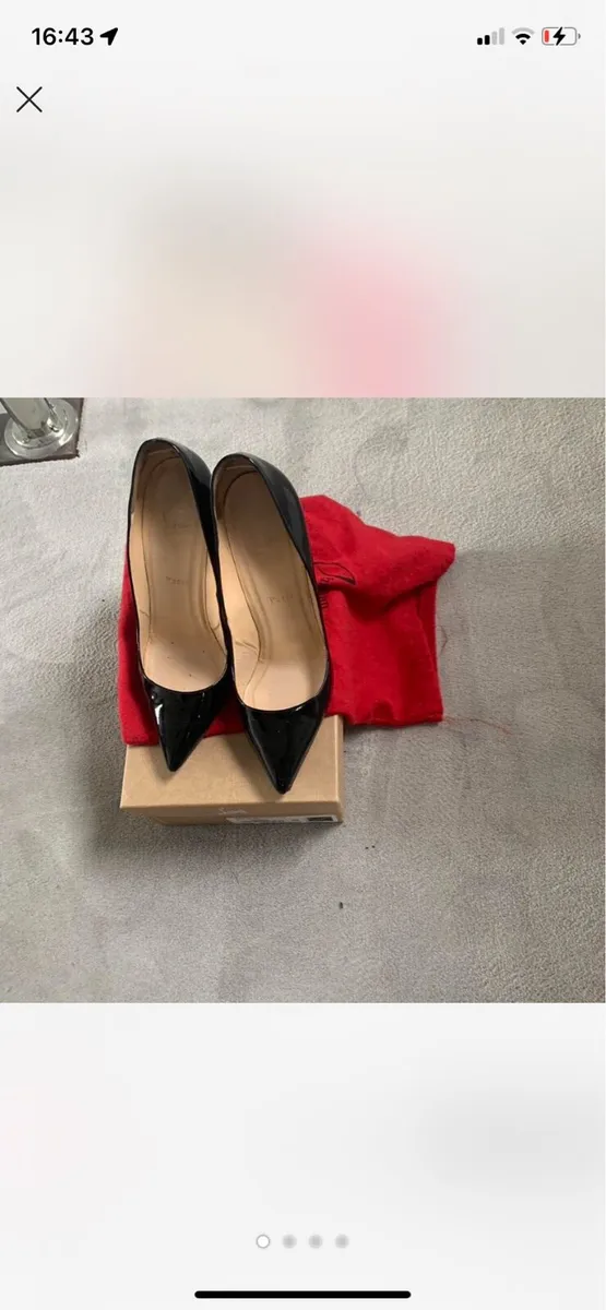 Christian Louboutin Black Pigaelle Patent - Image 1