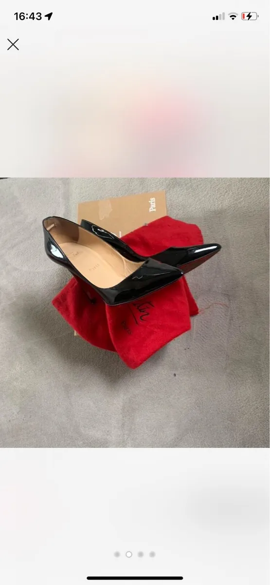 Christian Louboutin Black Pigaelle Patent - Image 2