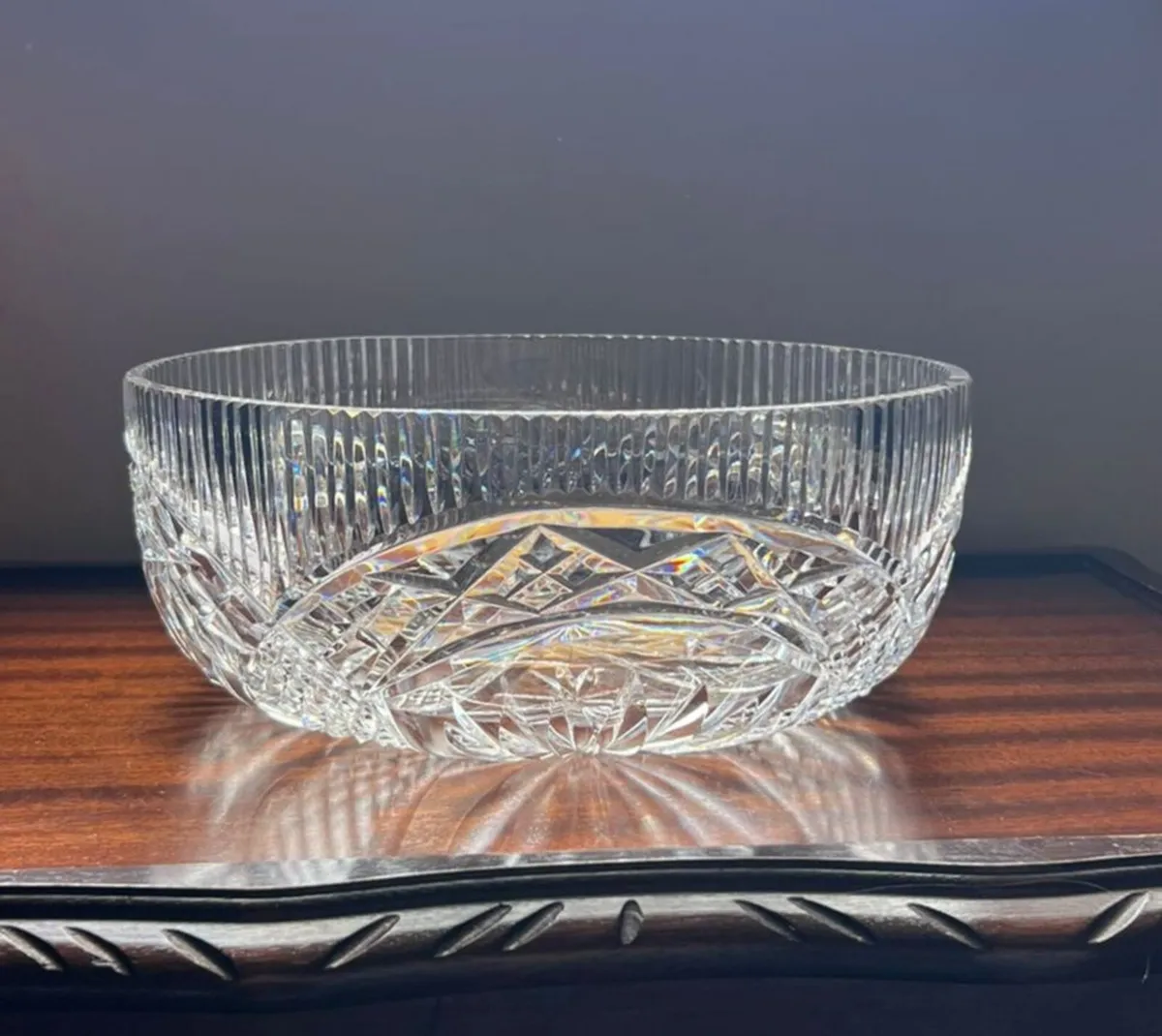 Vintage Large Waterford Crystal Bowl - Image 4