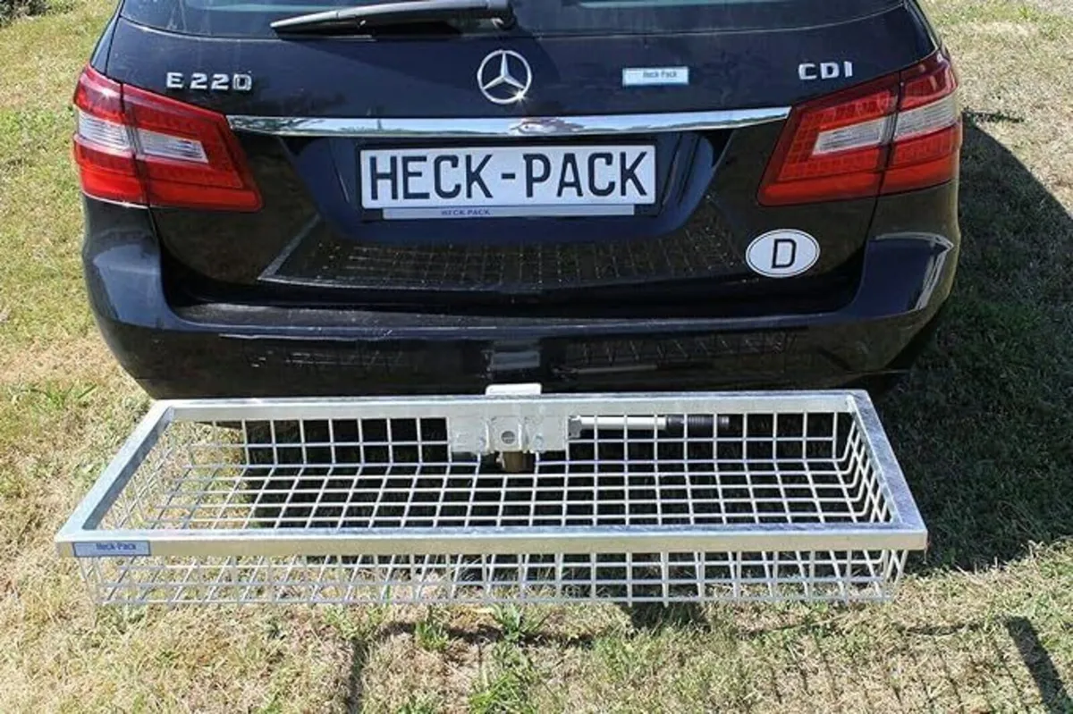 Galvanised Tow Bar Cargo Carrier with Quick Releas - Image 2