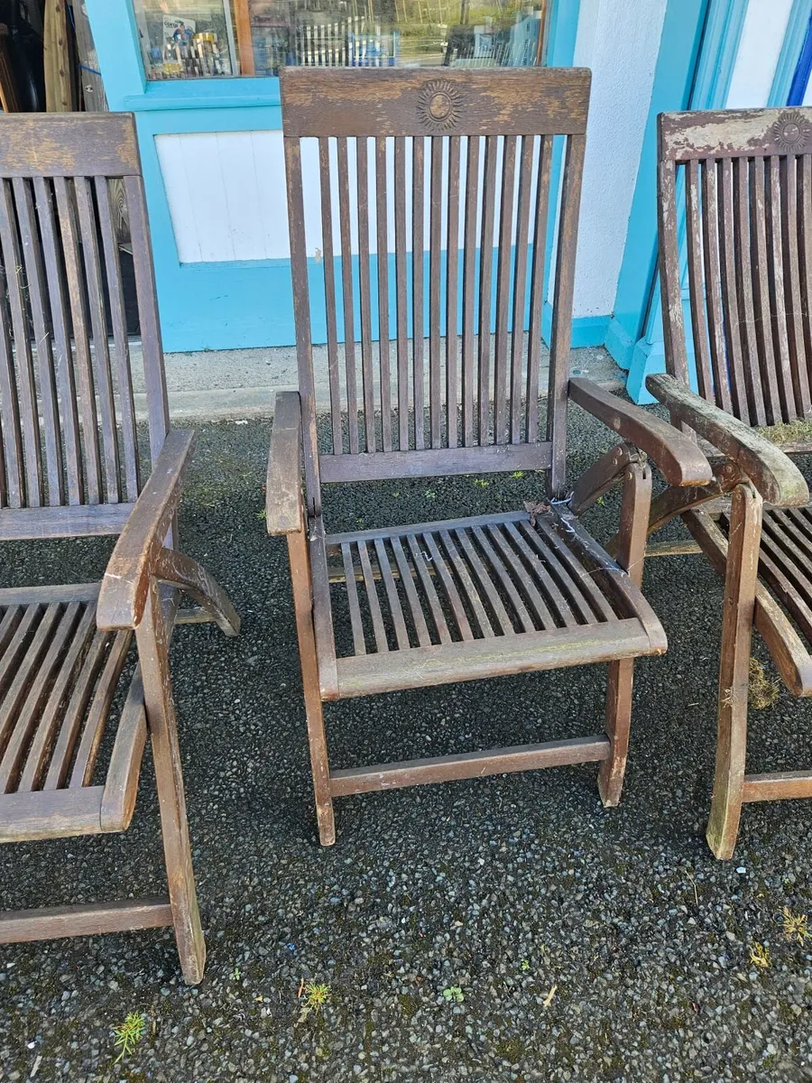 Rustic Garden Chairs - Image 2