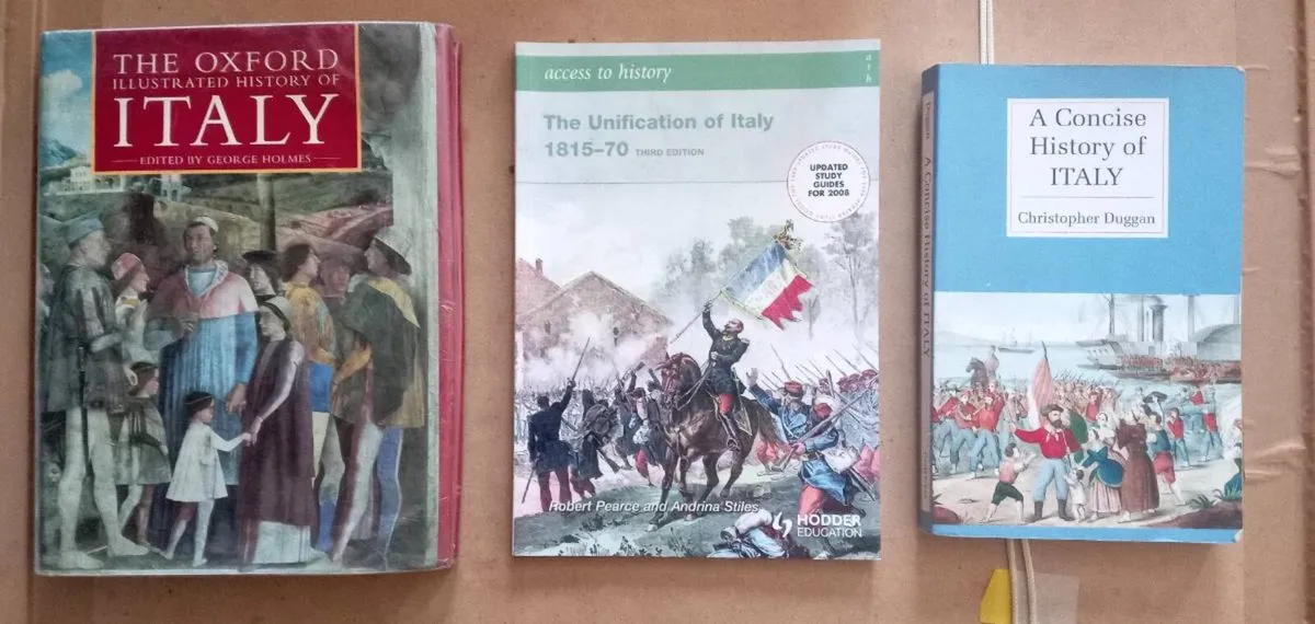 Three Italy Themed Books