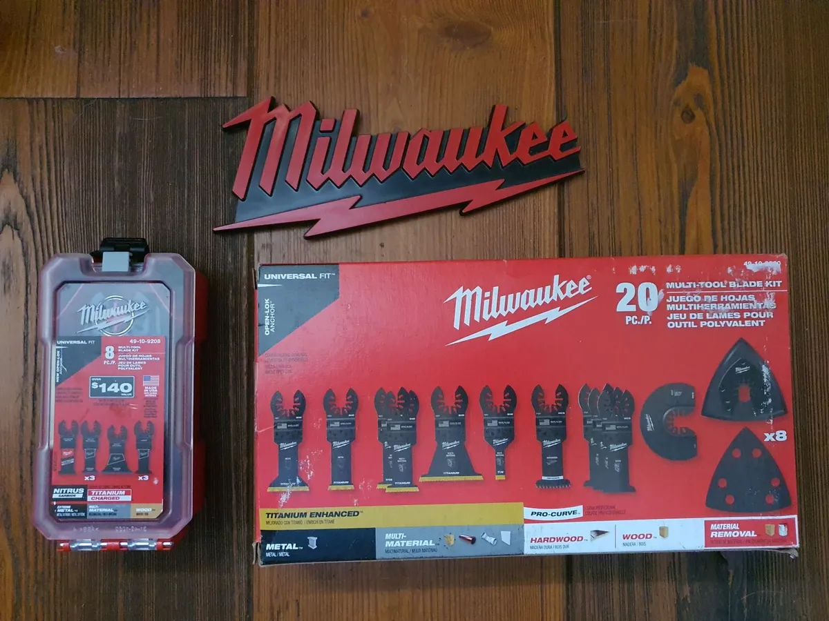 Milwaukee Multi-Tool Blade set (3xTypes) - Image 1