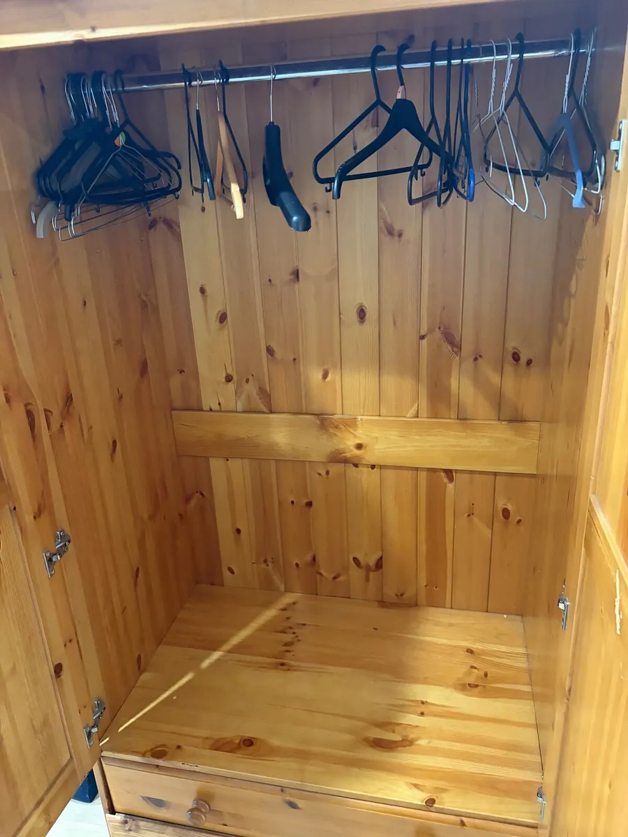 Wardrobe & bedside locker - Image 3