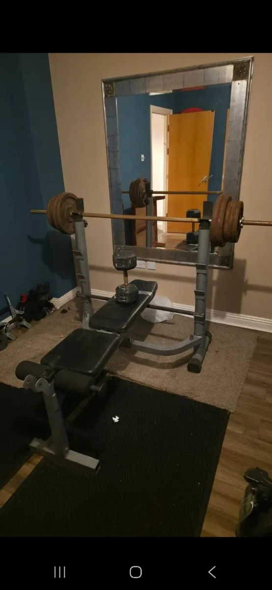 Sprzedam lawke i obciazenie 70 kg - Image 4