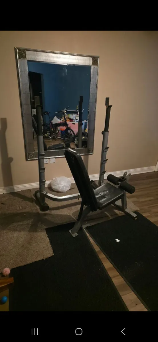 Sprzedam lawke i obciazenie 70 kg - Image 2