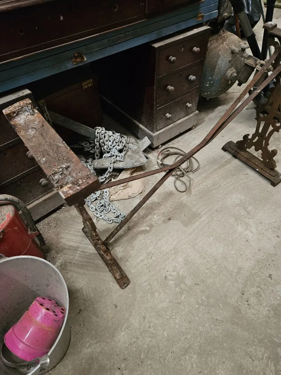 Vintage Cast Iron Table Base - Image 2